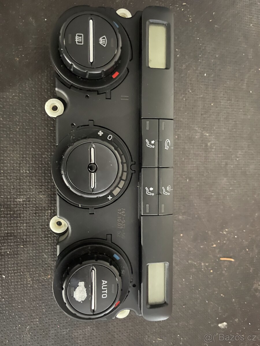 Octavia 2 climatronic panel klimatizace