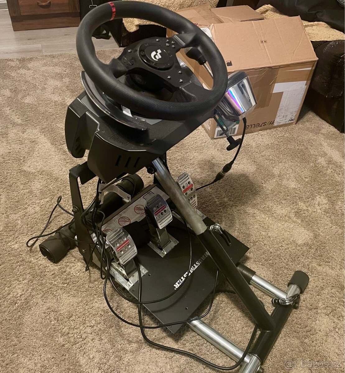 Volant Thrustmaster T500RS + Pedály T3PA Pro + řadící páka
