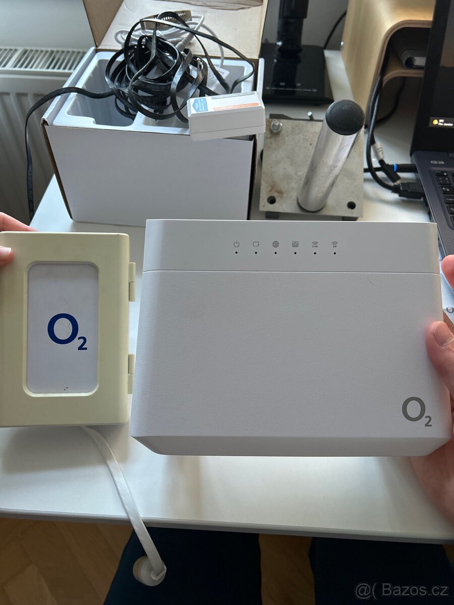 Venkovní anténa O2 + modem ZYXEL GateWay 2.4 a 5ghz
