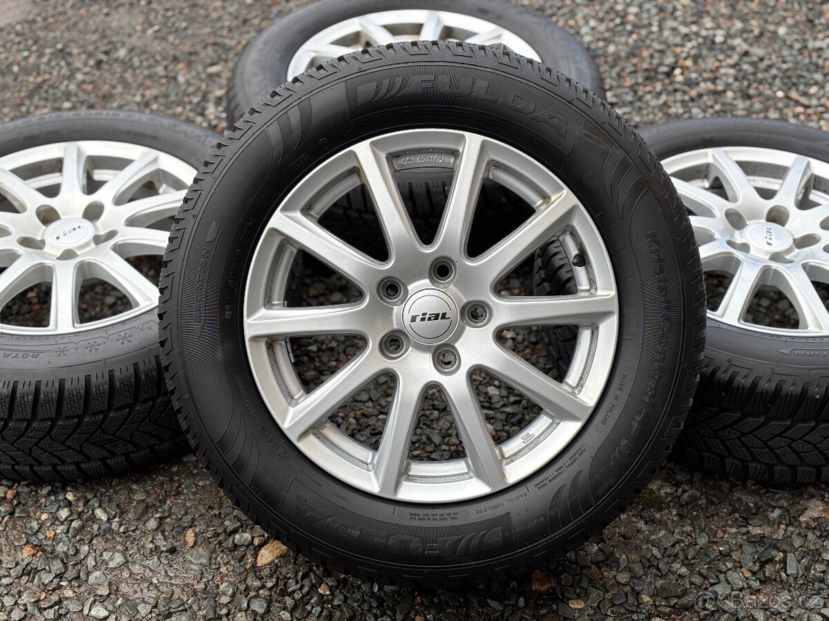 Alu orig zimní sada Rial B8 5x112 6,5J ET44 215/60 R16