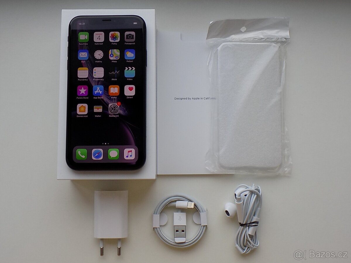 Apple iPhone XR 64GB Black, TOP, Komplet, ZÁRUKA