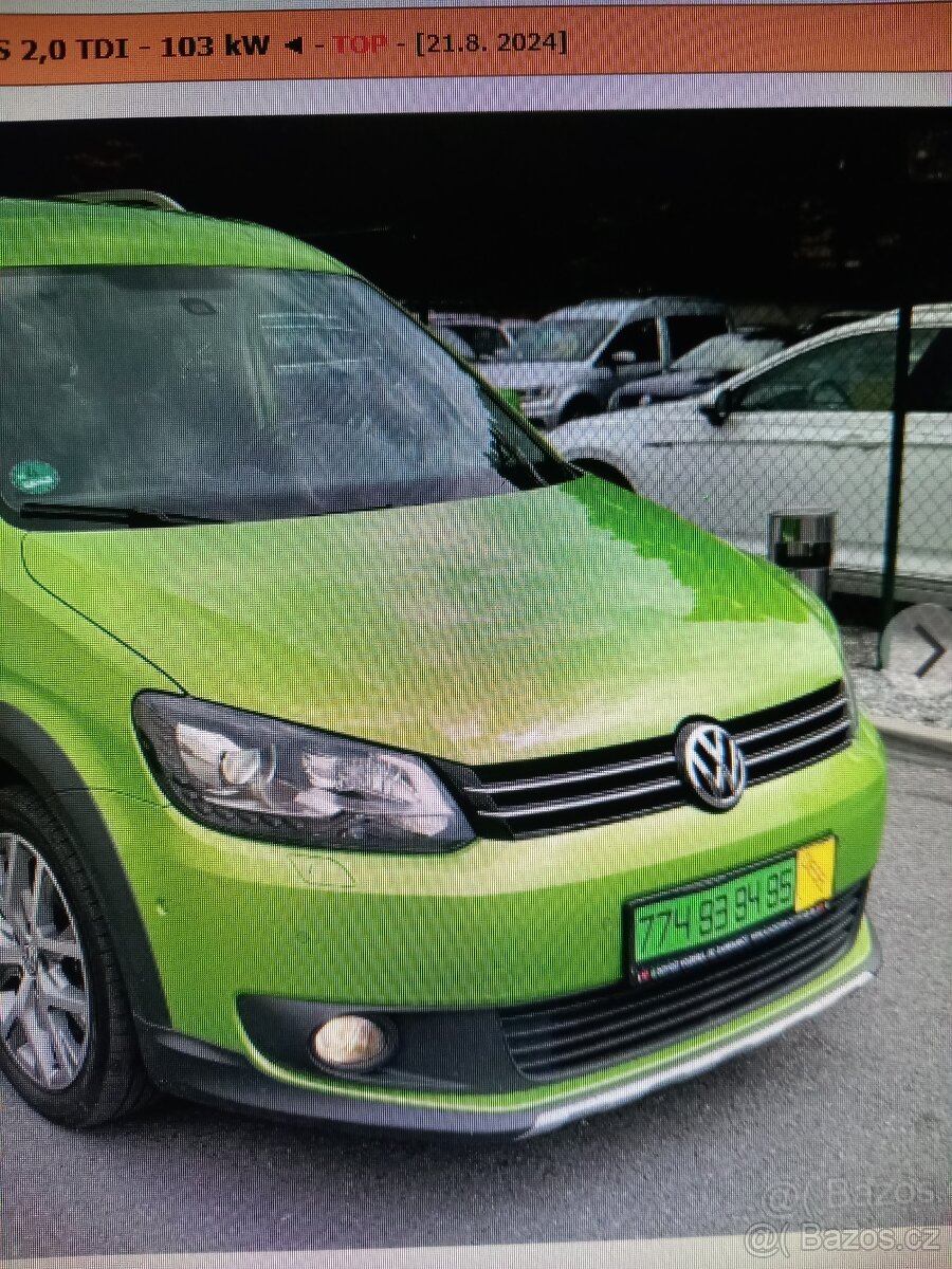 Koupím Caddy Cross predni část