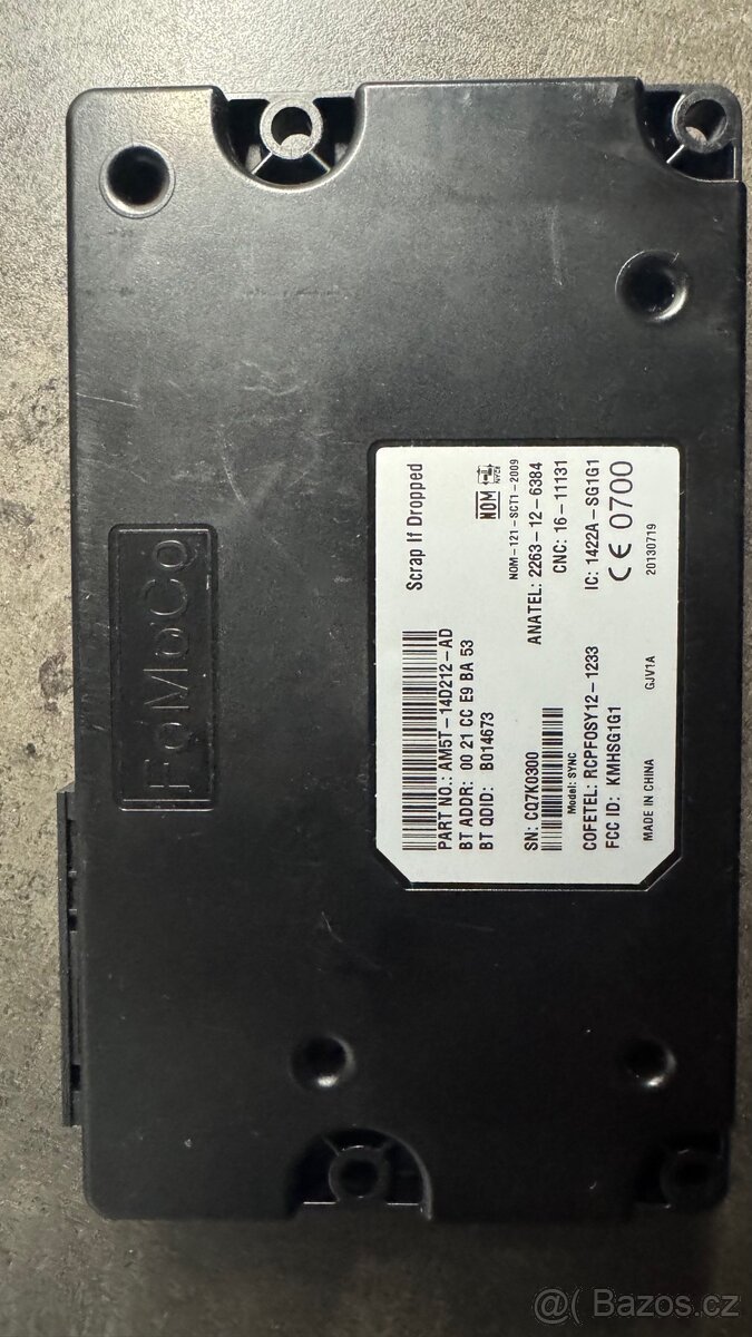 BT modul AM5T-14D212-AD pro FORD (fiesta,focus,c-max,atd.)