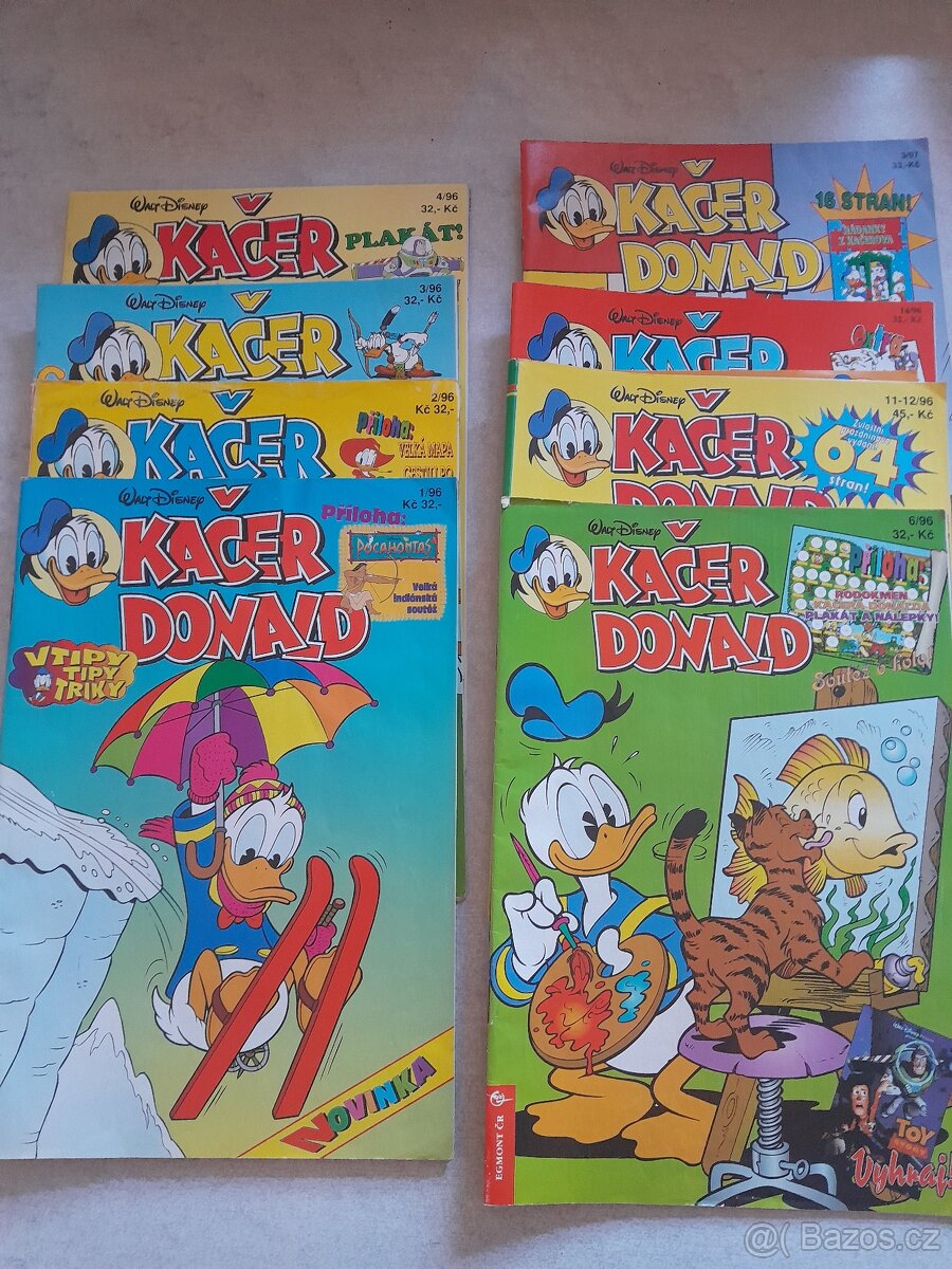 Kačer Donald # 01-04, 06, 11-12, 14/1996 a 03/1997