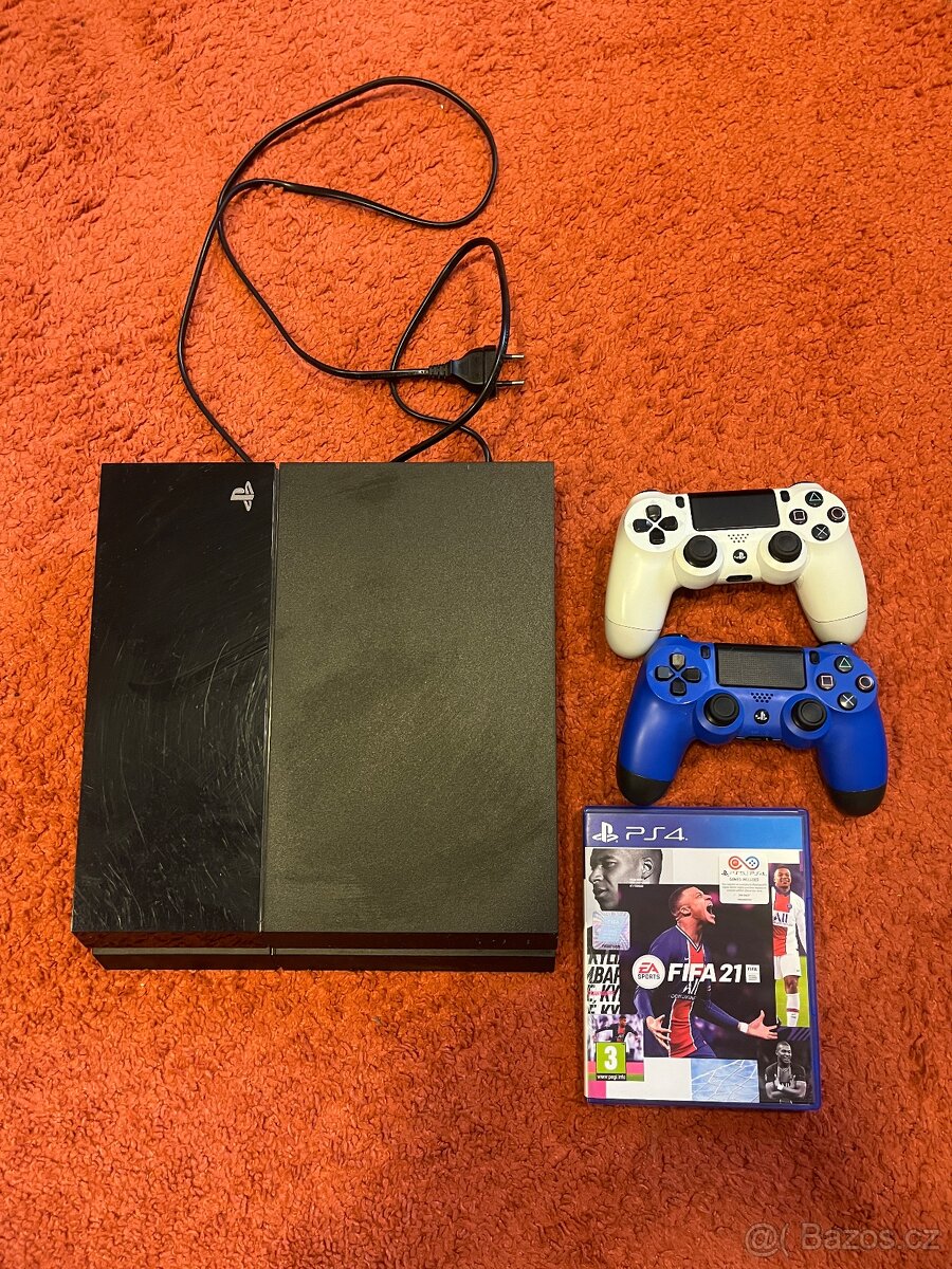 PS4 1TB + 2 ovladače + FIFA 21