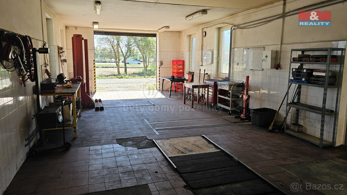 Podnájem autoservisu, 100 m², Chrášťany, ul. U Cihelny