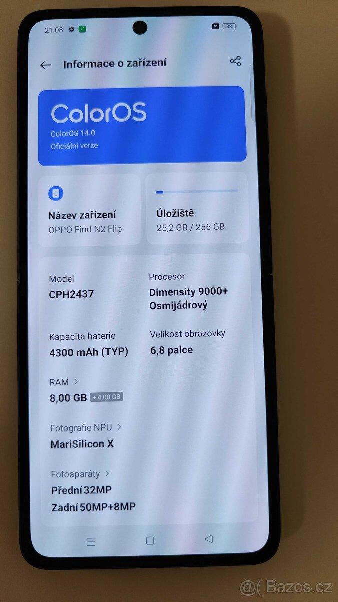 Oppo Find N2 Flip 5G 8GB/256GB
