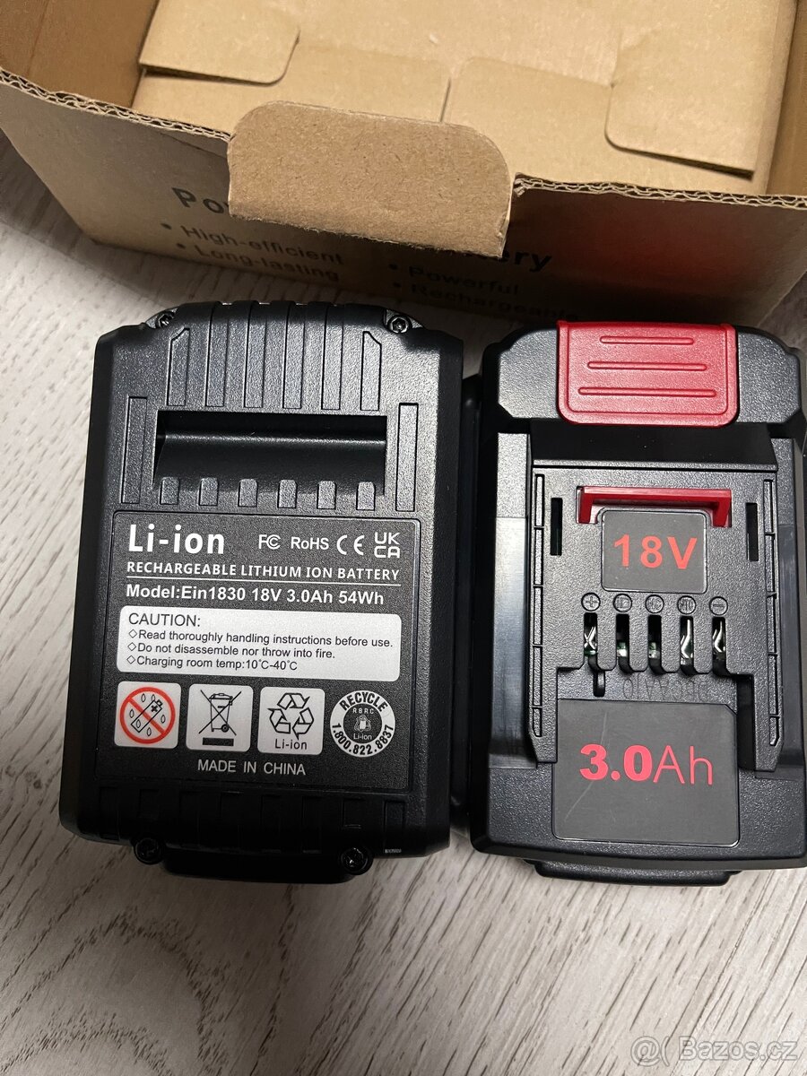 2 kusy lithium baterie kompatibilní s EINHELL