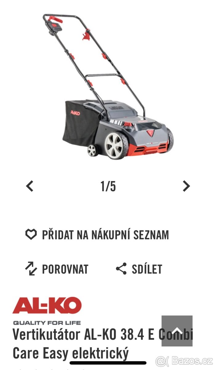 Vertikutátor AL-CO