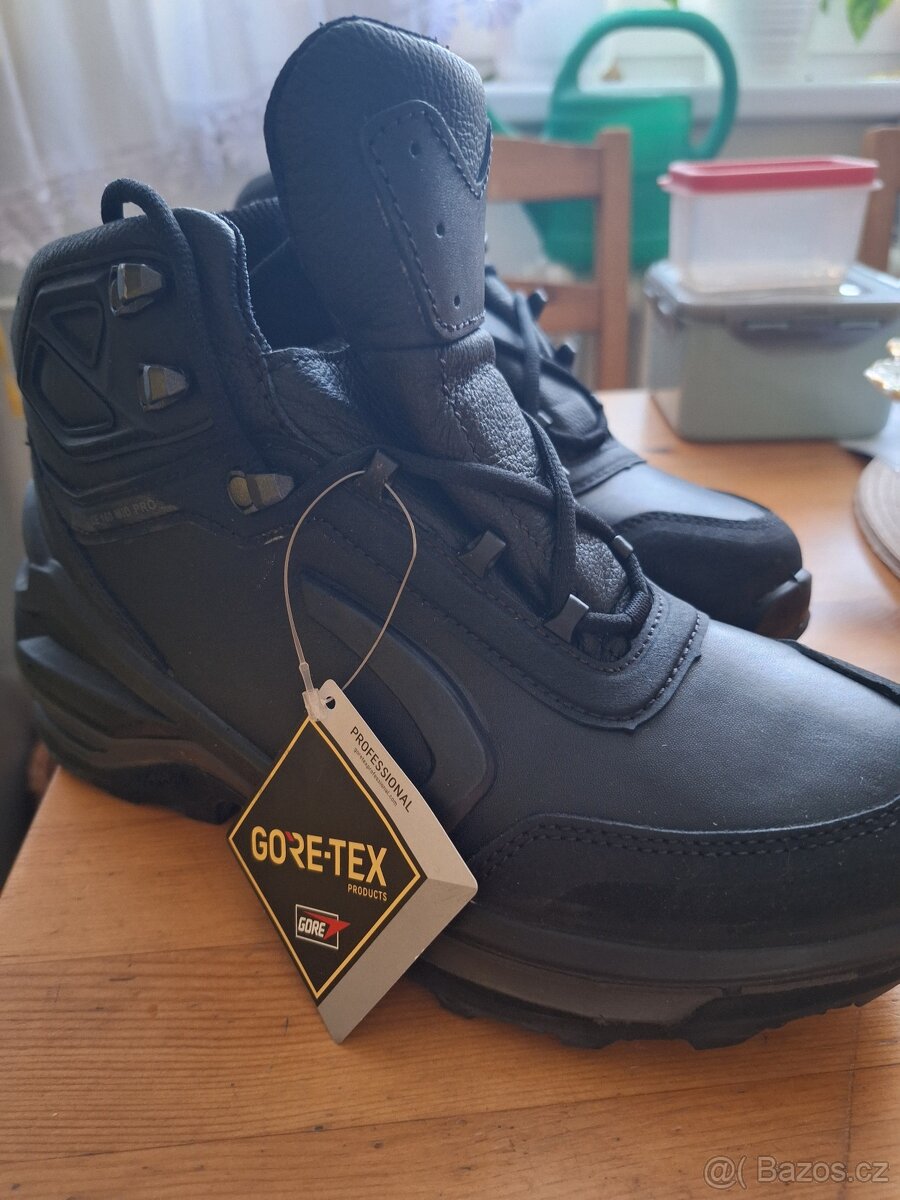 Nové kožené boty goretexe