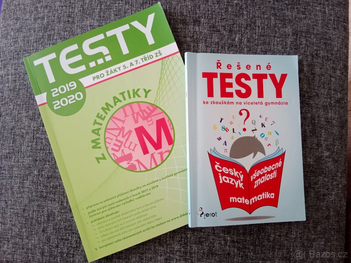 Testy na víceletá gymnázia