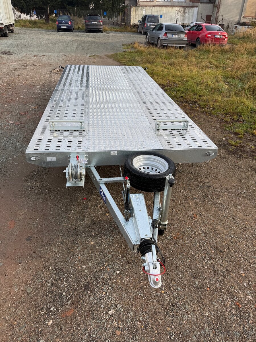 Prodám nový 3-nápravový plato přívěs BLYSS 3500 kg