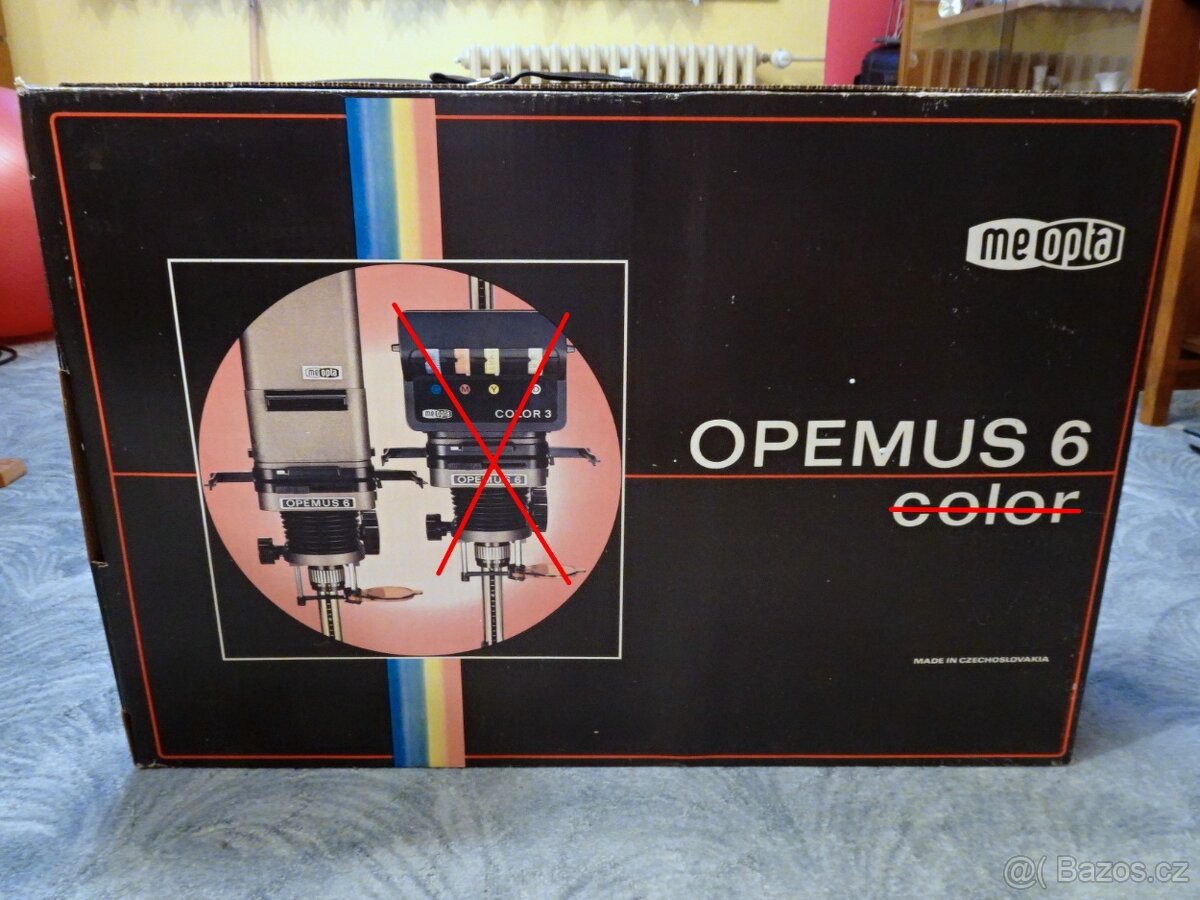 Zvětšovák OPEMUS 6 na černobílou fotografii