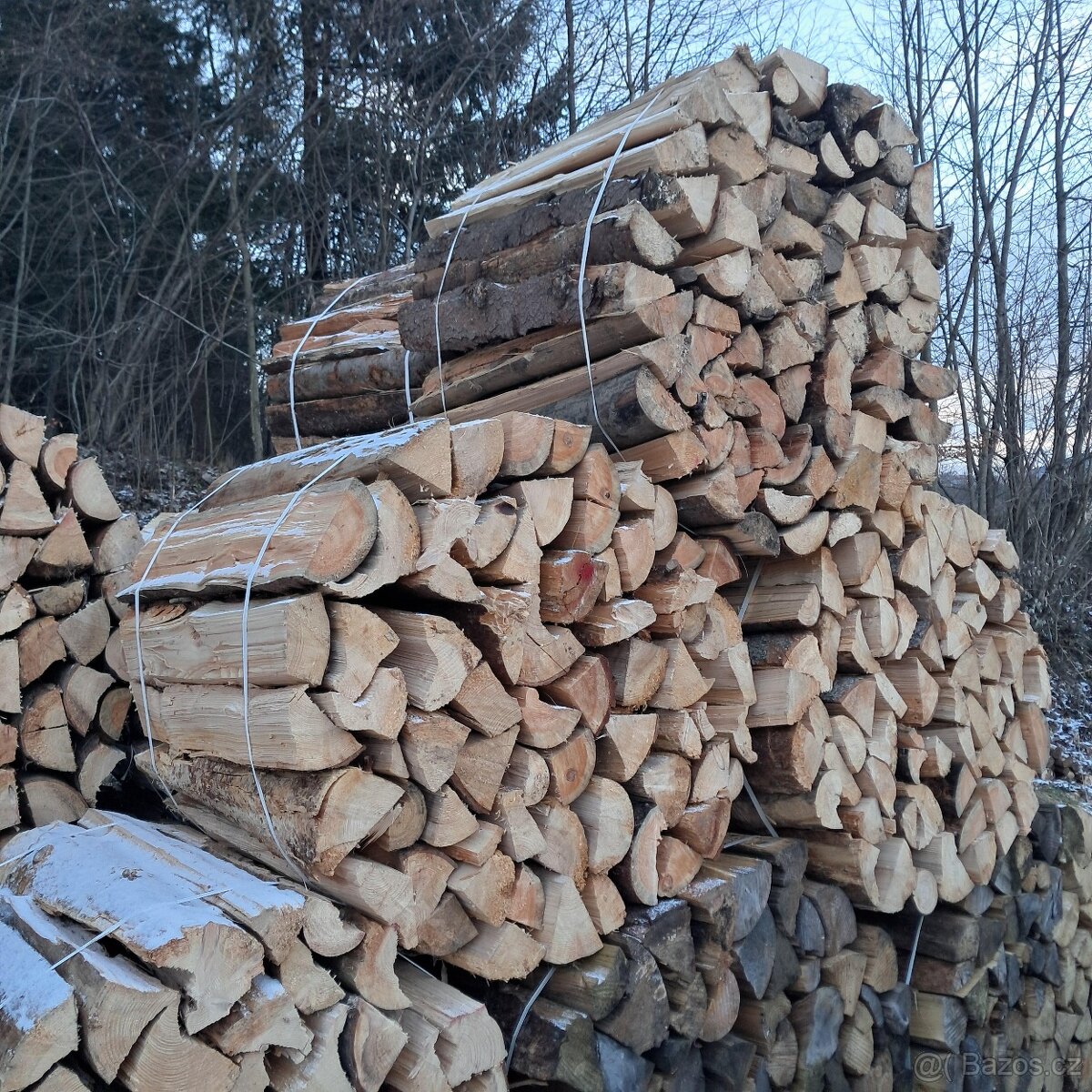 Palivové dřevo smrk suchý, buk- suchý , bříza