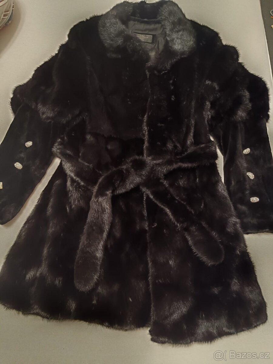 Norkový kožich, unikátní paleto, SUPERB Quality