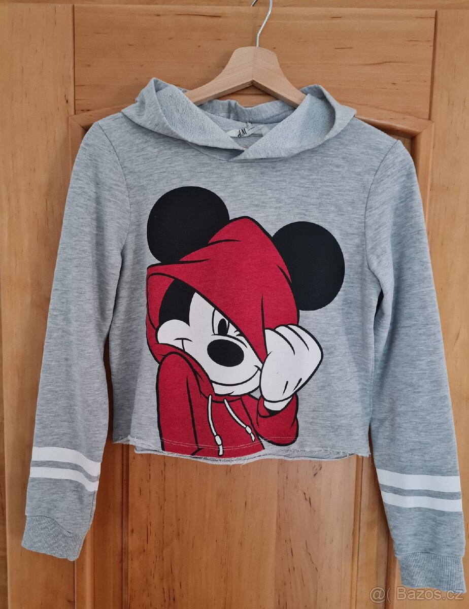 Dívčí mikina s kapucí zn.H&M vel. 158-164
