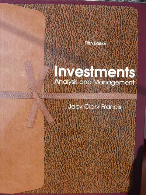 Investments Analysis and Management