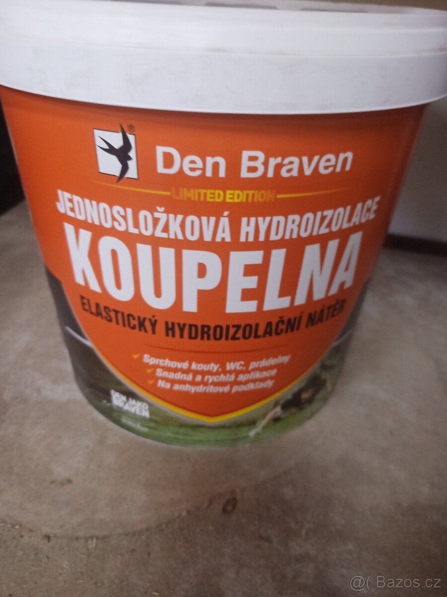 Hydroizolace jednosložková Den Braven koupelna 13 kg