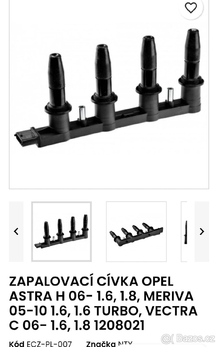 Zapalovací cívka