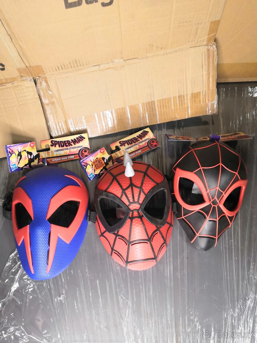 Spiderman maska tvrdá