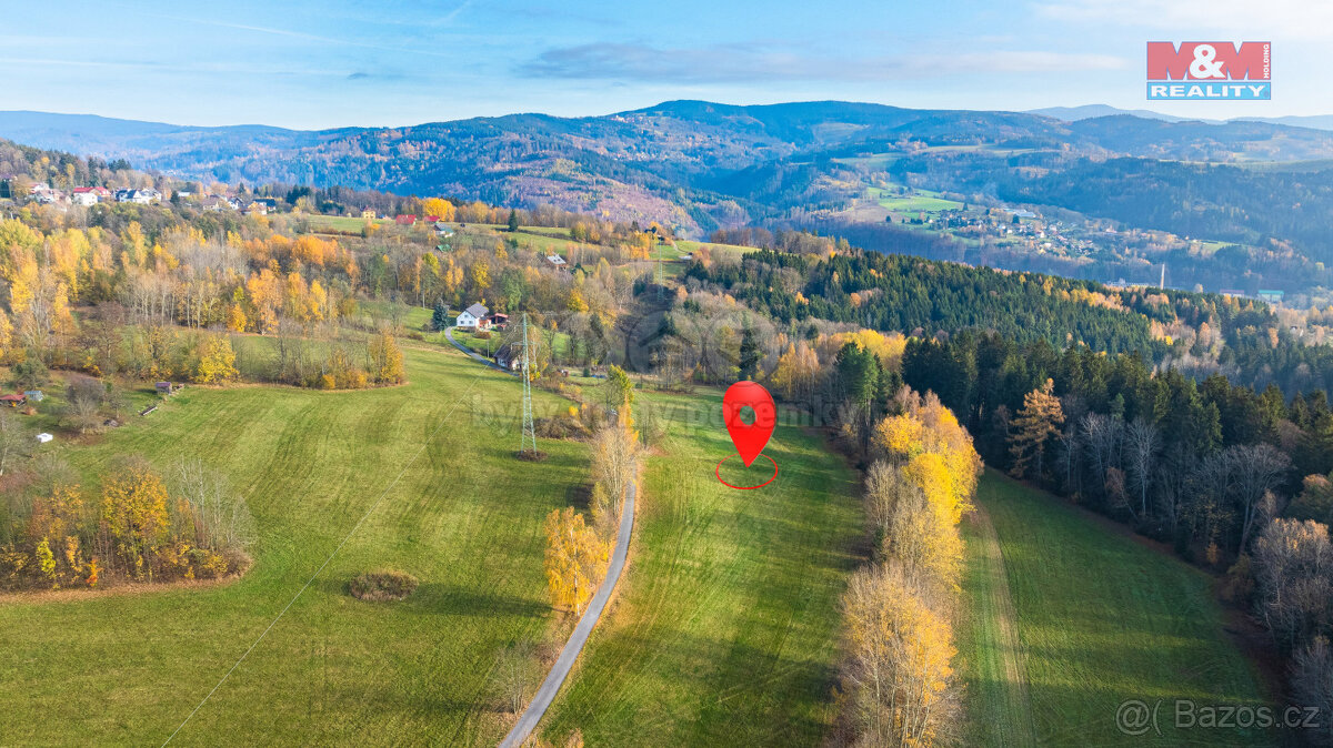 Prodej pole, 1554 m², Velké Hamry