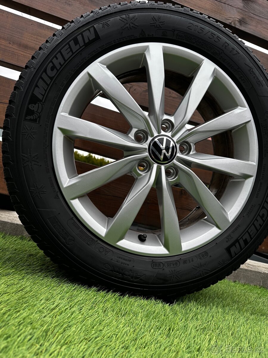 Alu kola 5x112 r17 s pneu (michduj)