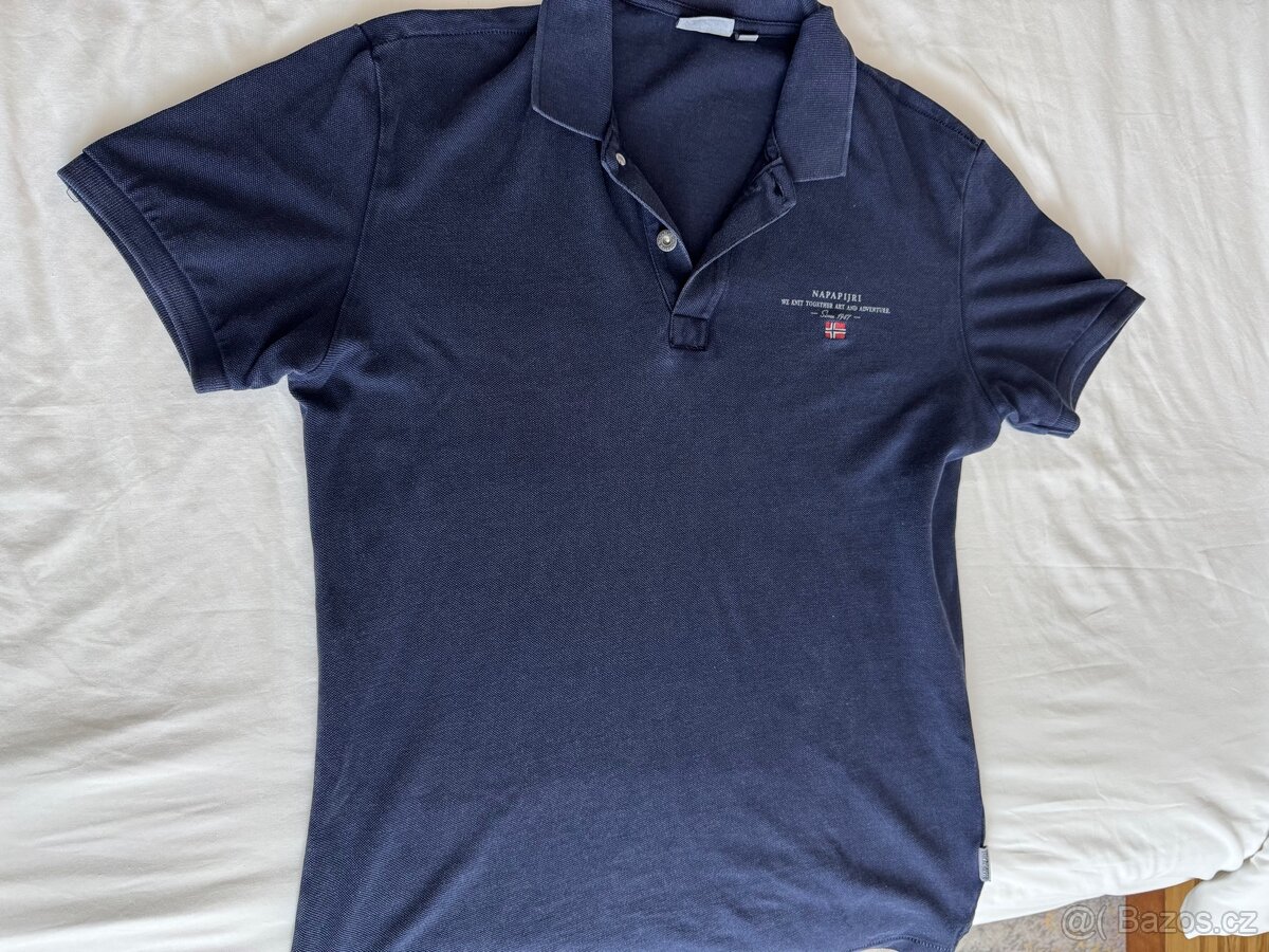 Pánská vintage polokošile Napapijri velikost M