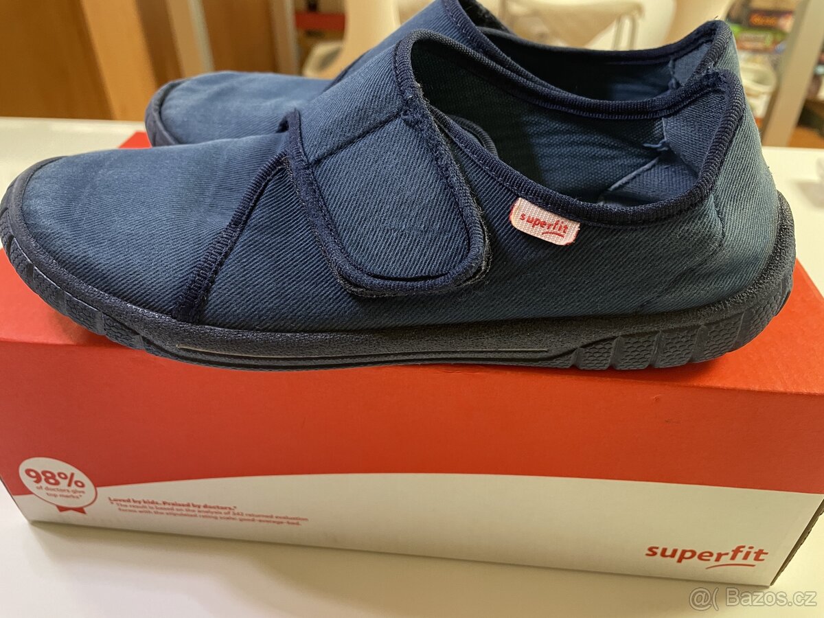Dětské přezůvky Superfit vel. 37 modré