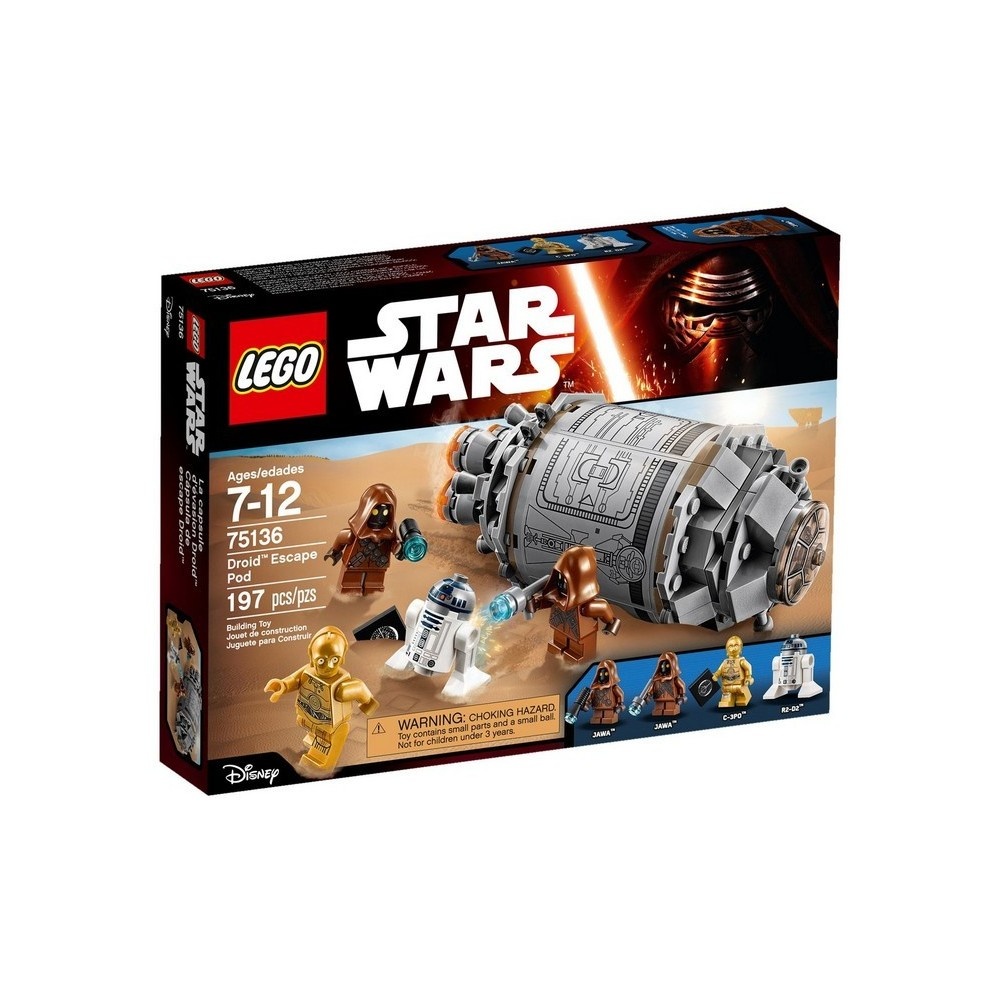 75136 Lego StarWars Droid Escape Pod