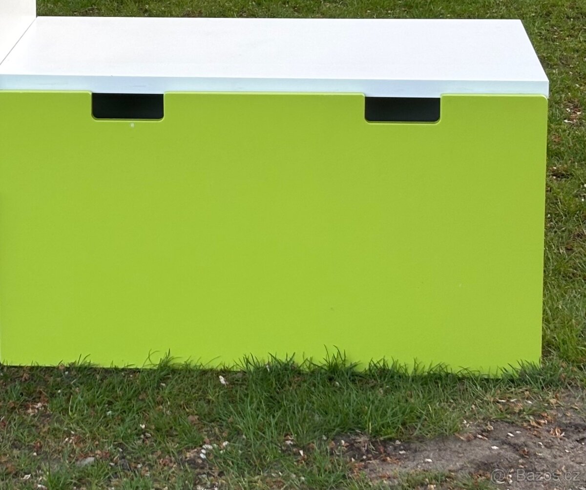 Detska truhla Stuva Ikea zelena