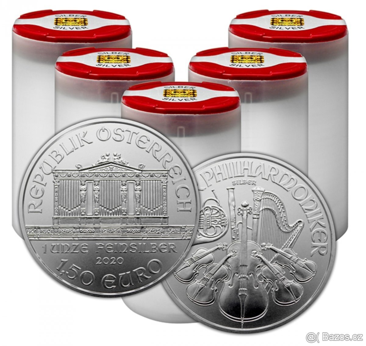 Wiener Philharmoniker 09,10,2011,2020,22,23,1oz mince Ag 999