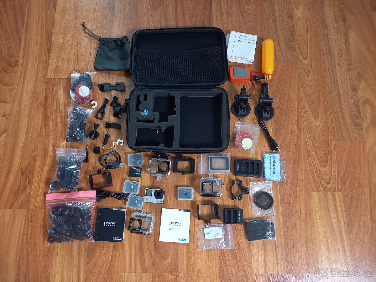 Prodám GoPro Hero 4 s velkým příslušenstvím