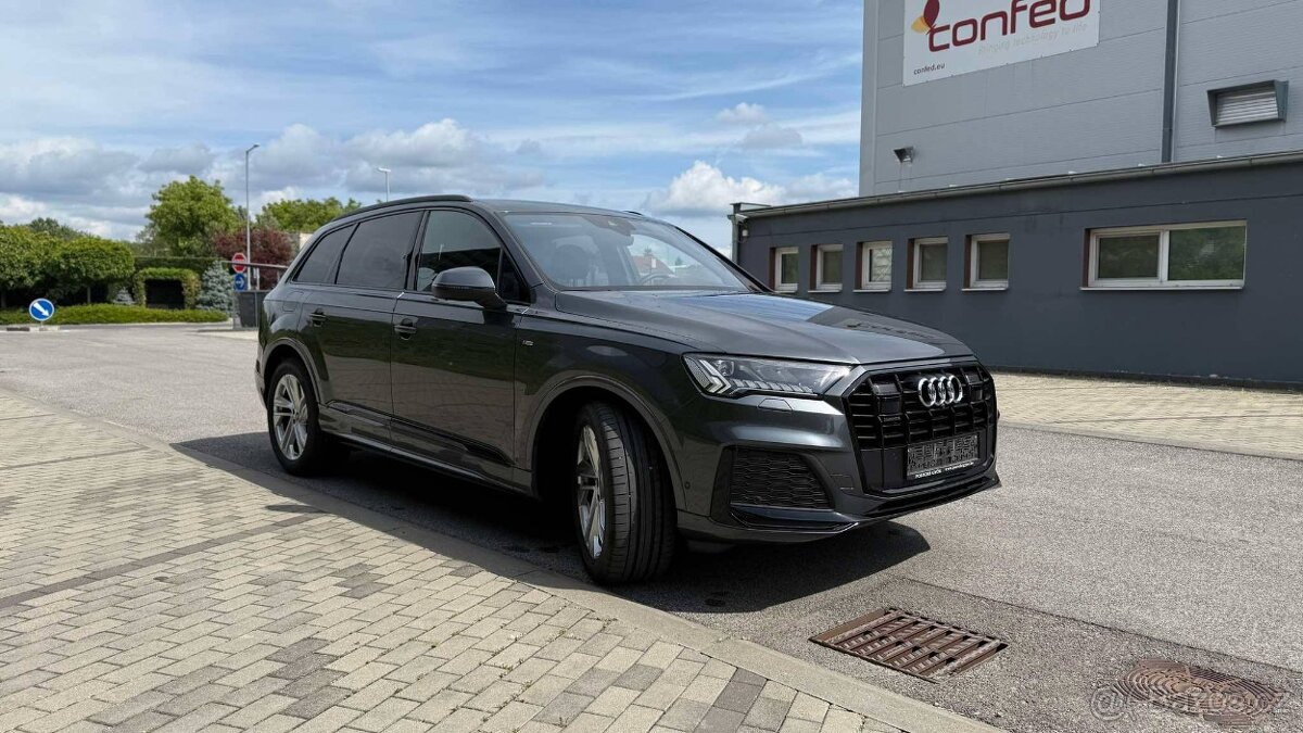 AUDI Q7 50 3.0 TDI S-line mHEV Quatro, 7-míst., Tažné, Záruk