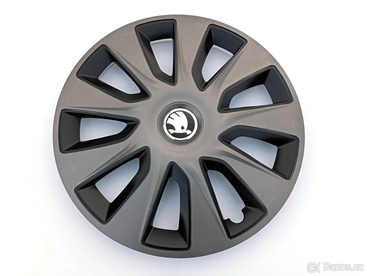 poklice Škoda 16" (4ks) grafit Stratos