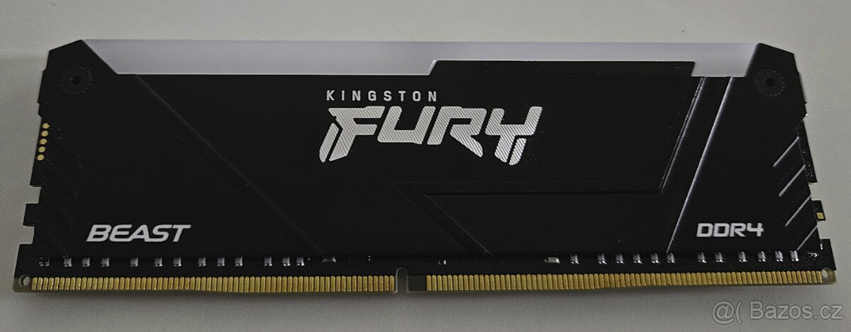 RAM 16GB DDR4 Kingston FURYBeast RGB & pasivní chladič