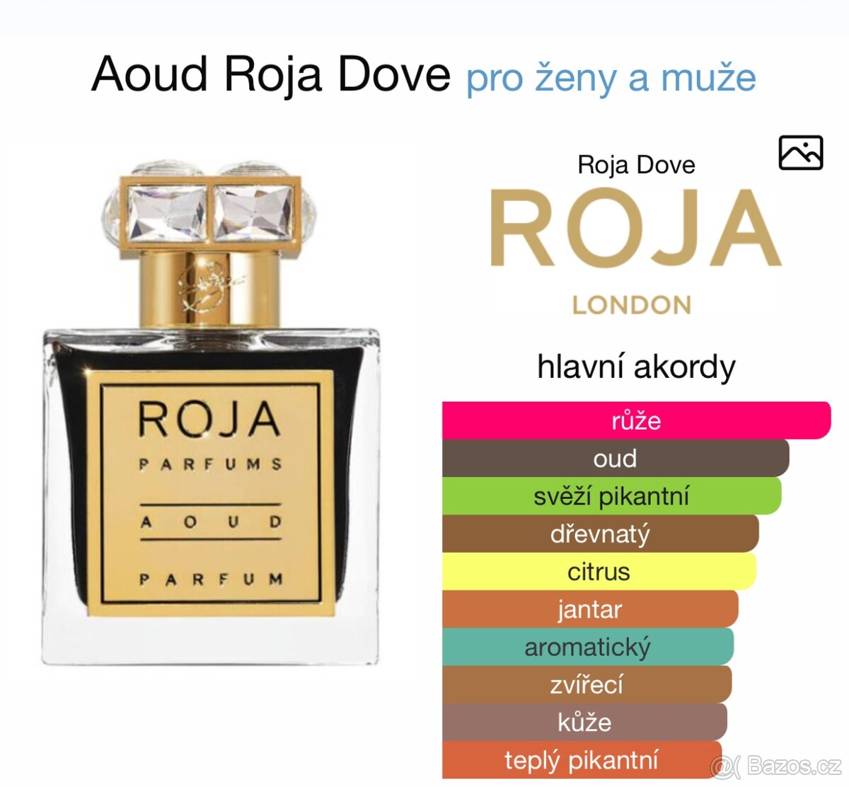 Roja Aoud Parfum – originální tester 50 ml, 98 % – cena 4 00
