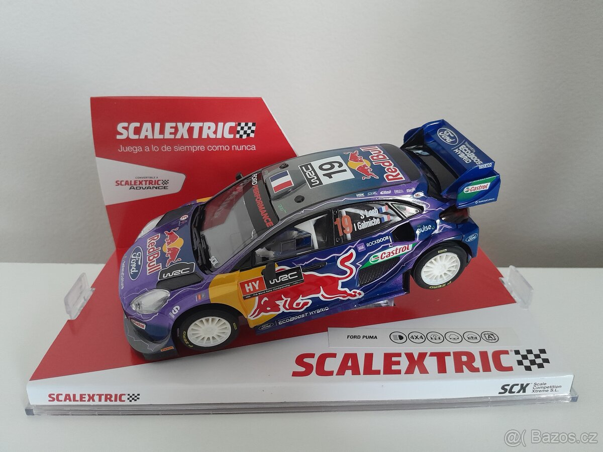 model na autodráhu FORD PUMA WRC / SCALEXTRIC-SCX