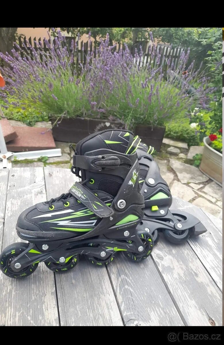 Inline / lední brusle nastavitelné