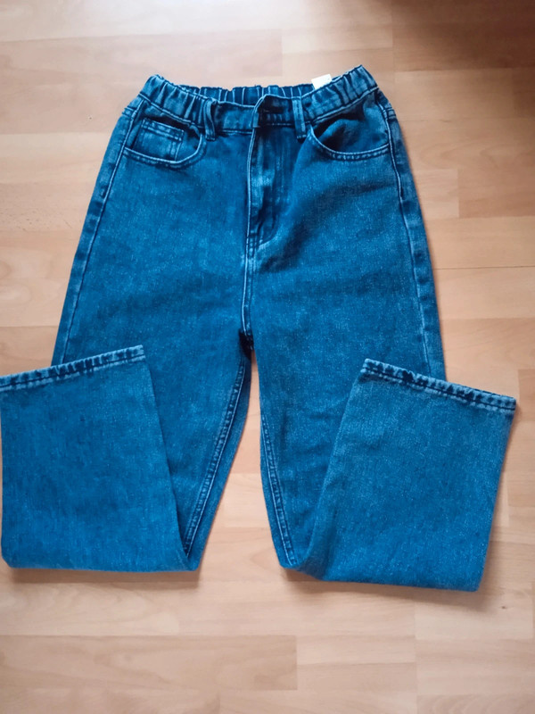 Riflové kalhoty baggy NOVÉ vel. 158