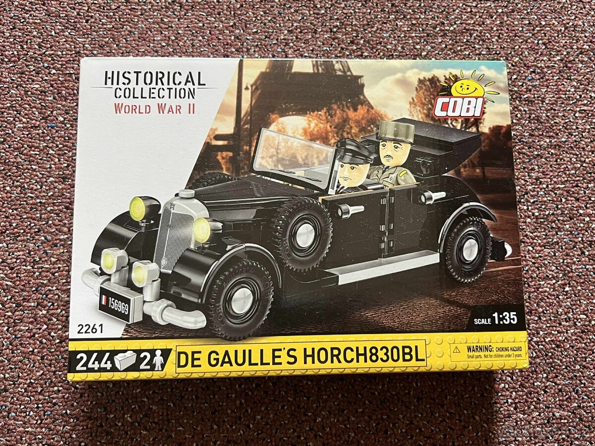 NOVÉ COBI 2261 AUTO Horch830BL De Gaulle