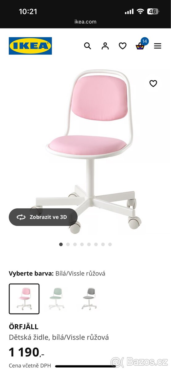 Židle do dětského pokoje