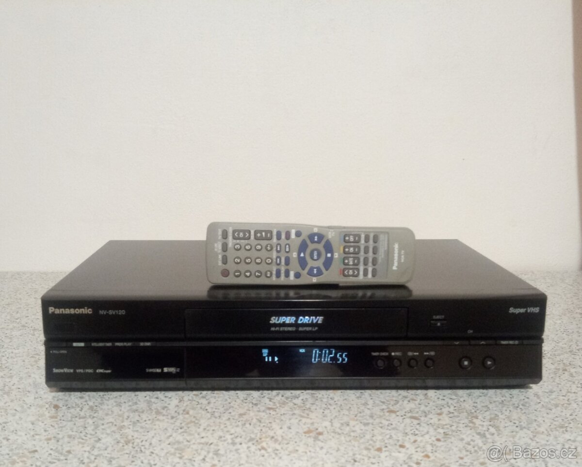 S-VHS-ET Panasonic NV-SV120