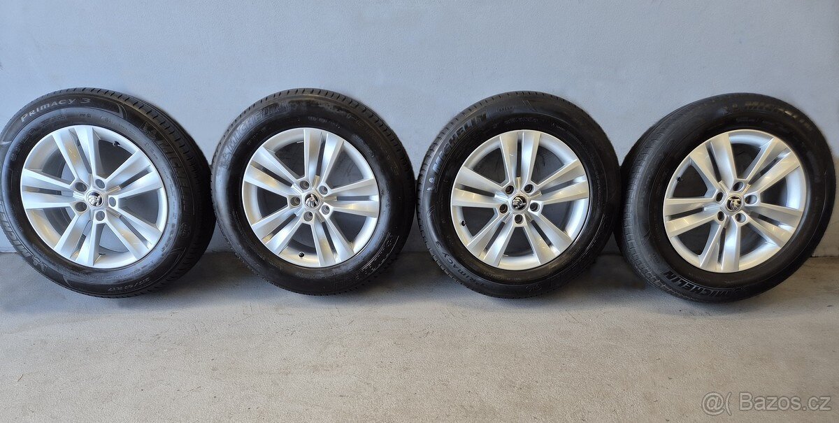 4x kompletní kola Mytikas Š Kodiaq