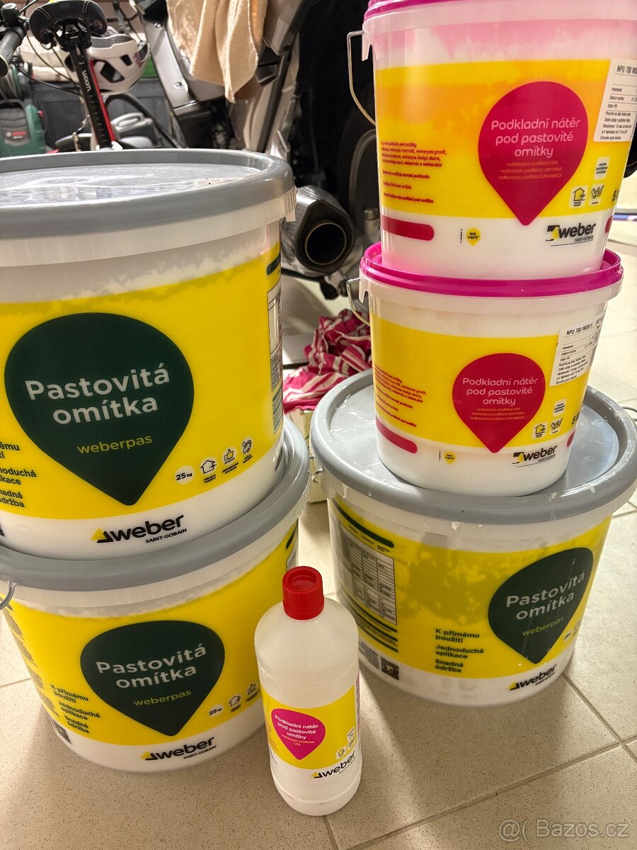 Weber pastova omitka - silikon 2Z odstín BI00,  OP320Z BI0