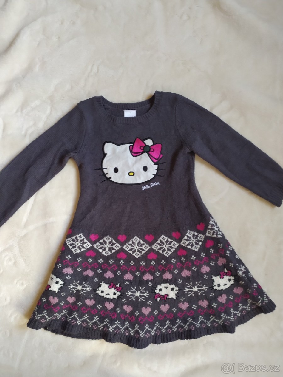 dětské dívčí šaty tunika Hello Kitty CaA vel 98