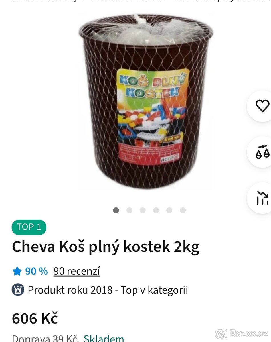 Stavebnice Cheva kyblík
