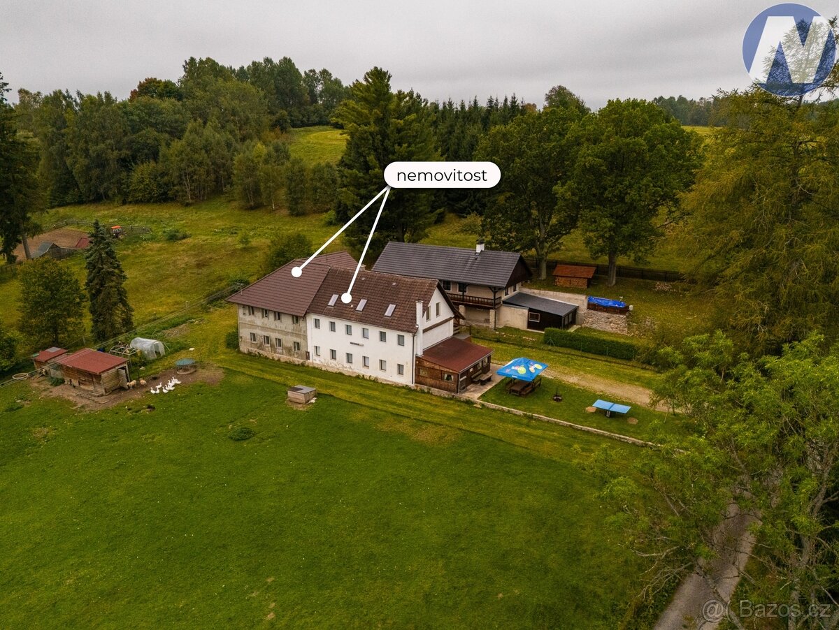 Prodej penzionu v srdci Šumavy – Bělá u Nové Pece