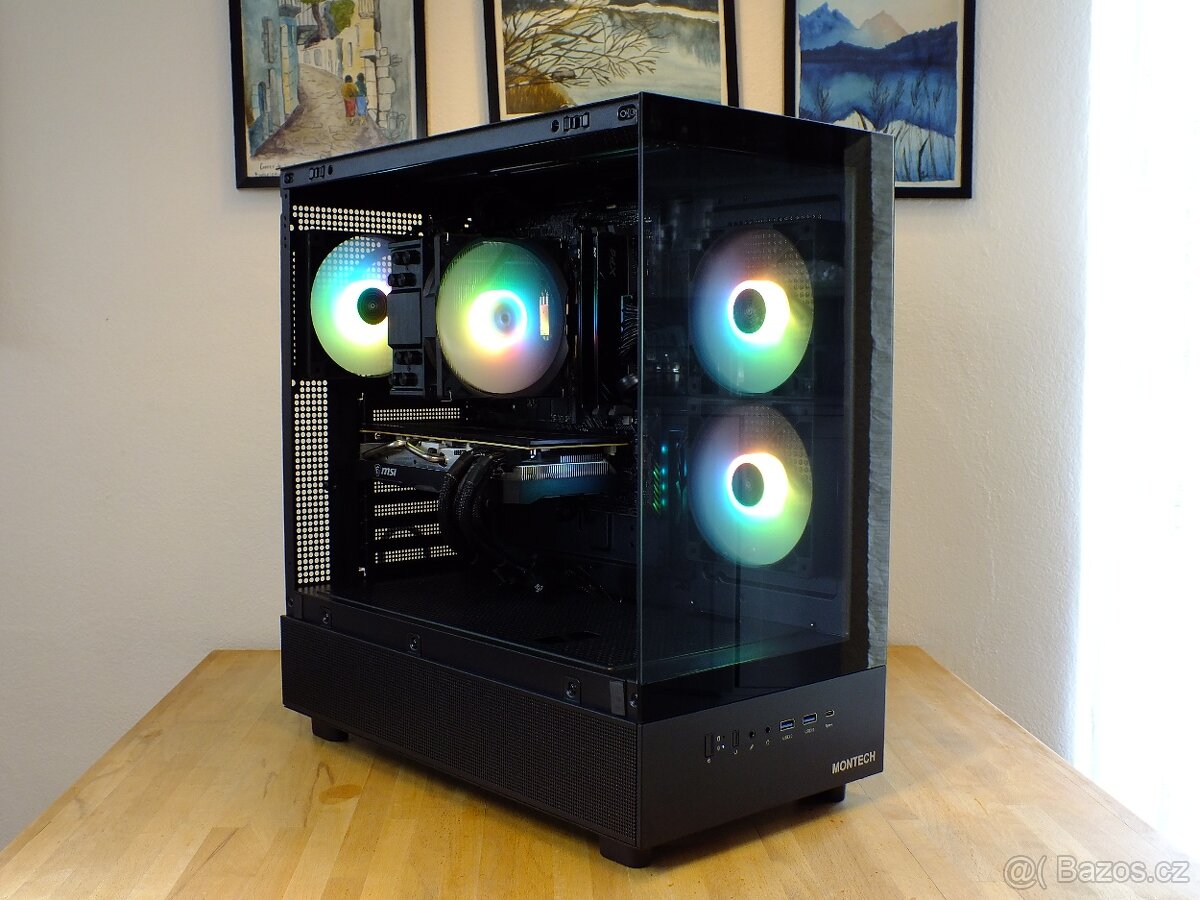 1080p HERNÍ PC R5 4500, RX 5700XT, 32GB, 1TB Záruka 1 rok