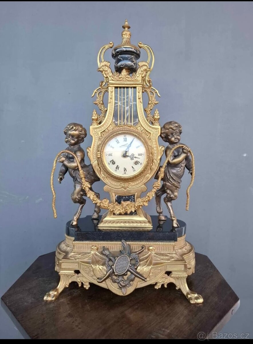 Starožitné bronzové hodiny Imperial