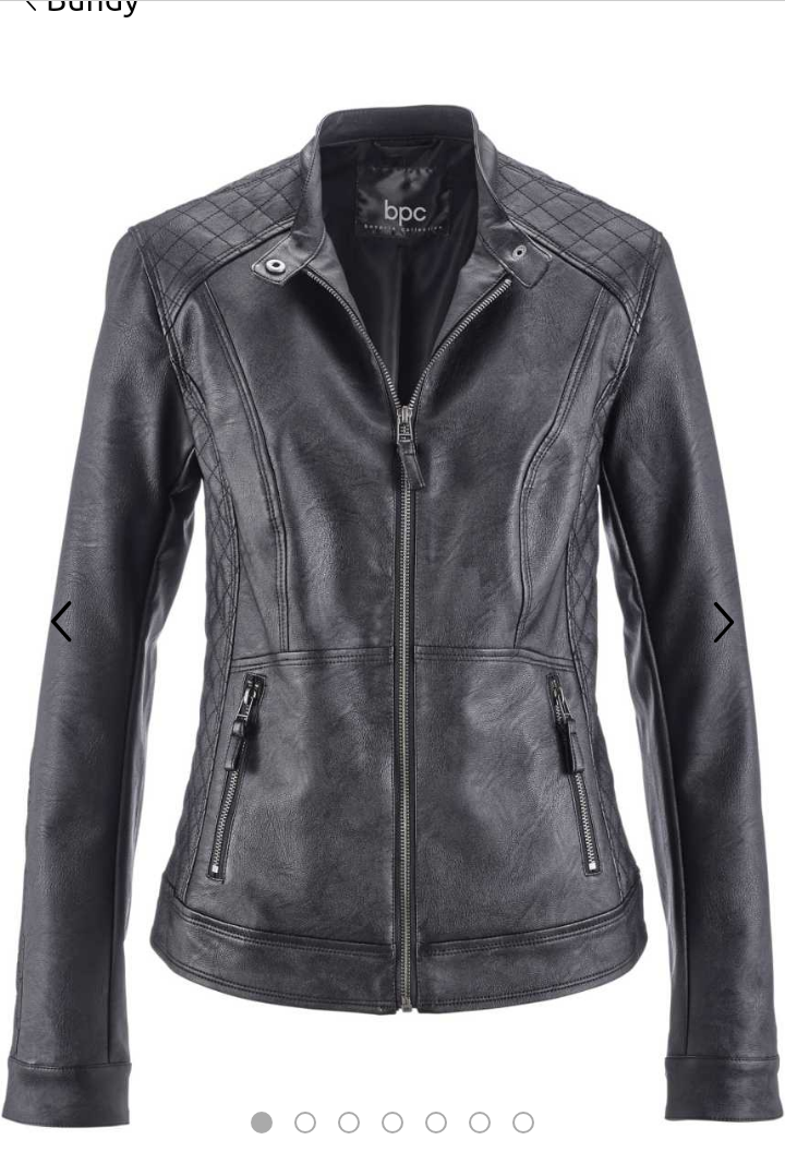 Koženková bunda 38/40 nová